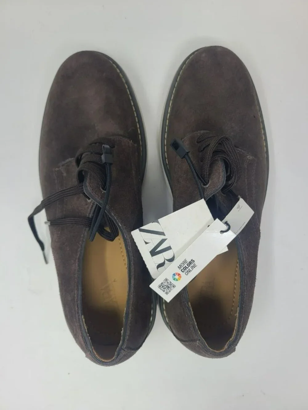 Zara Suede Casual Shoes Mens' Brown Size 12 2500/120